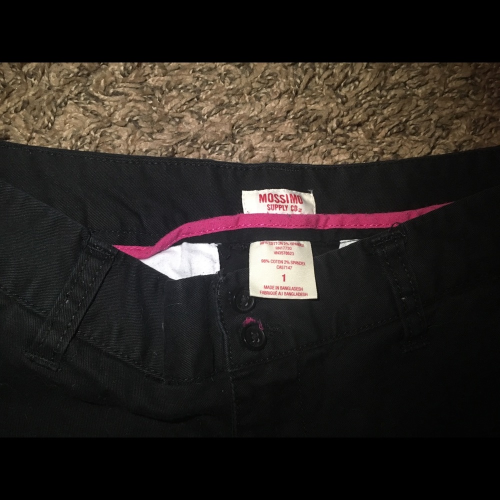 Black shorts